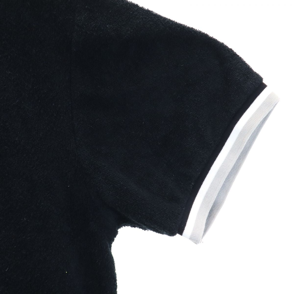 THE BLACK EYE PATCH ブラックアイパッチ 半袖 ポロシャツ S ブラック パイル地 メンズ