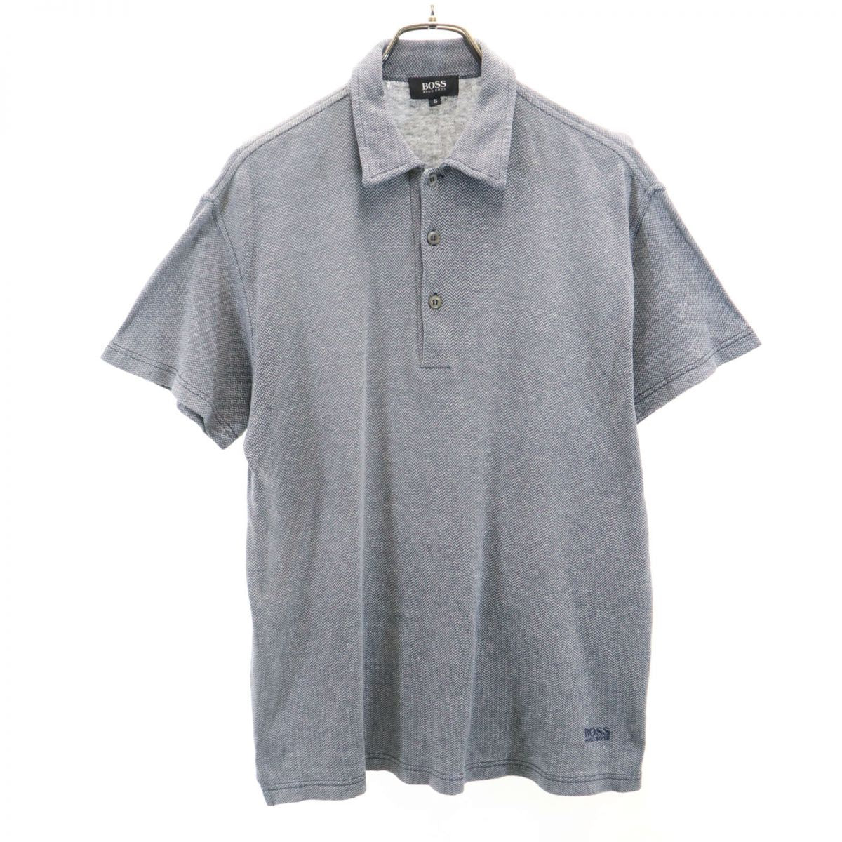 BOSS HUGO BOSS ボスヒューゴボス 半袖 ポロシャツ S グレー系 メンズ