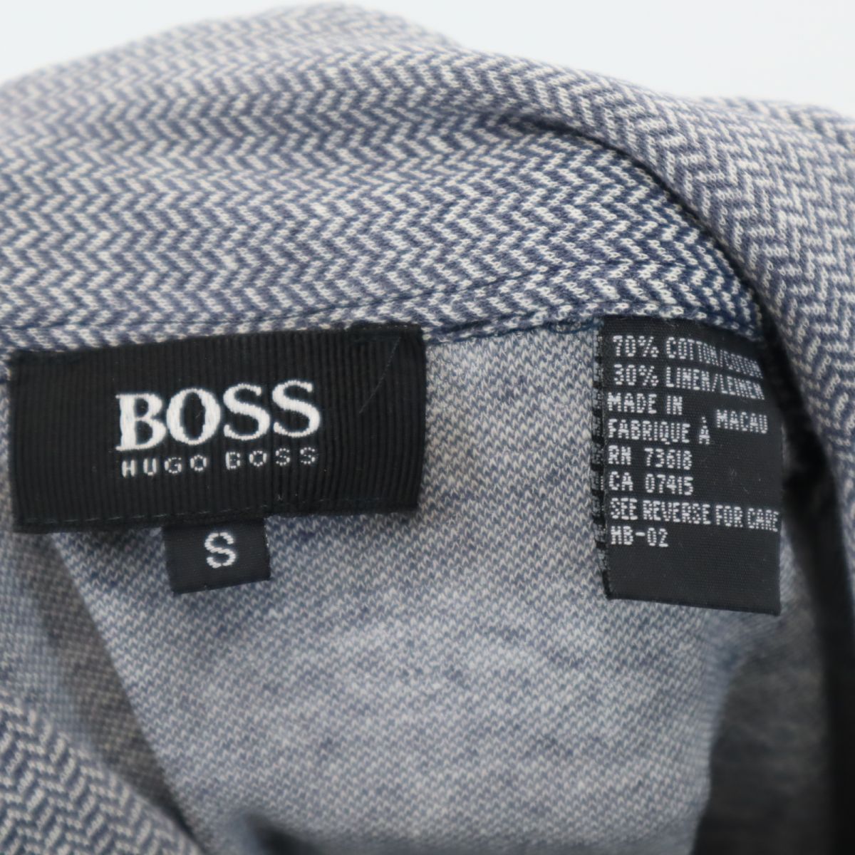 BOSS HUGO BOSS ボスヒューゴボス 半袖 ポロシャツ S グレー系 メンズ