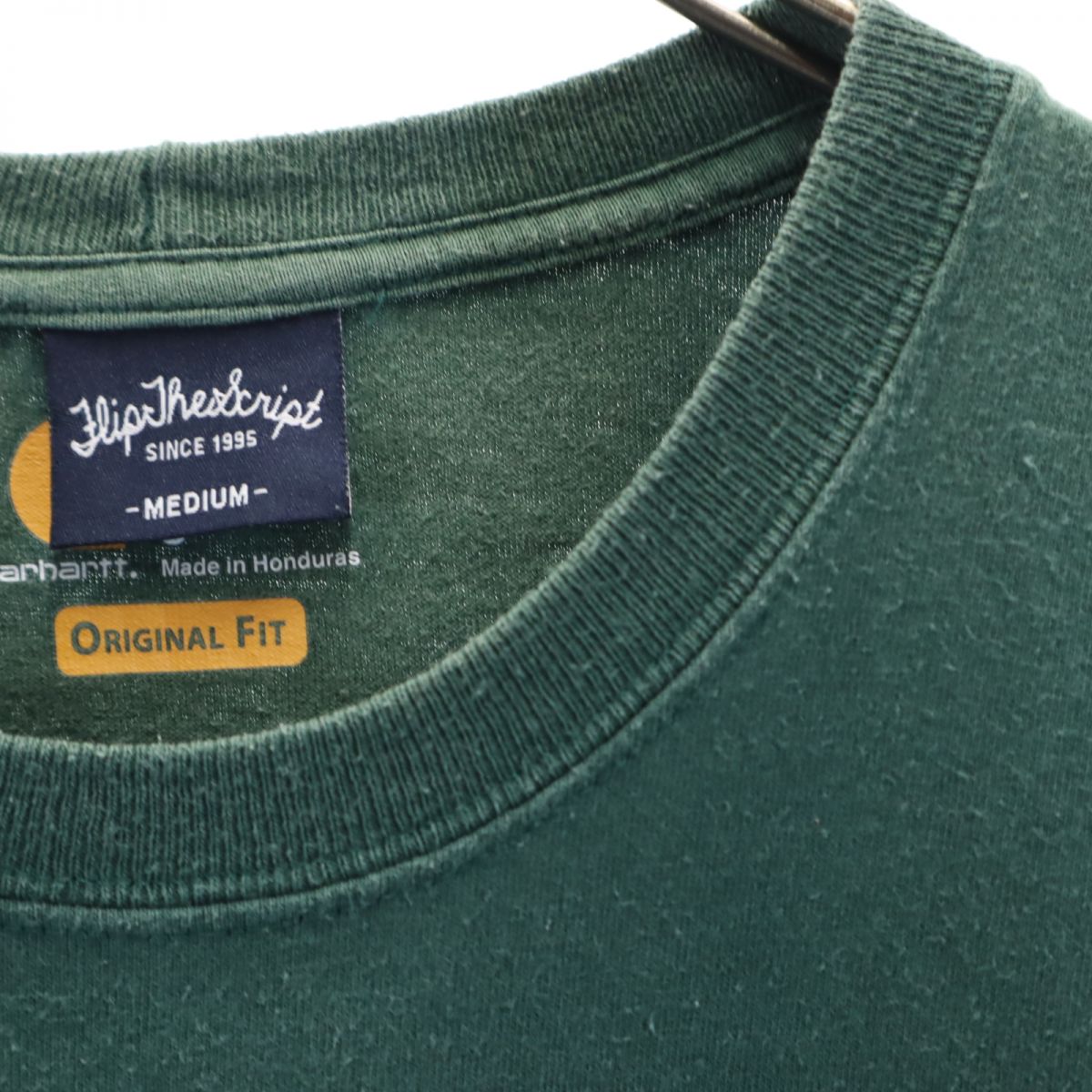 Carhartt カーハート × フリップザスクリプト 半袖 Tシャツ M グリーン系 × FLIP THE SCRIPT メンズ