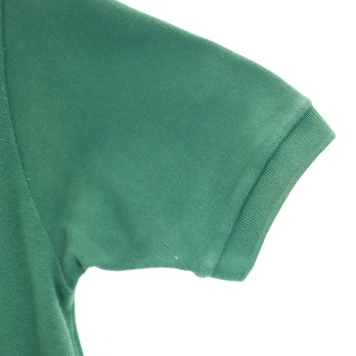 FRED PERRY フレッドペリー 80s 90s オールド 半袖 ポロシャツ グリーン ハーフボタン メンズ