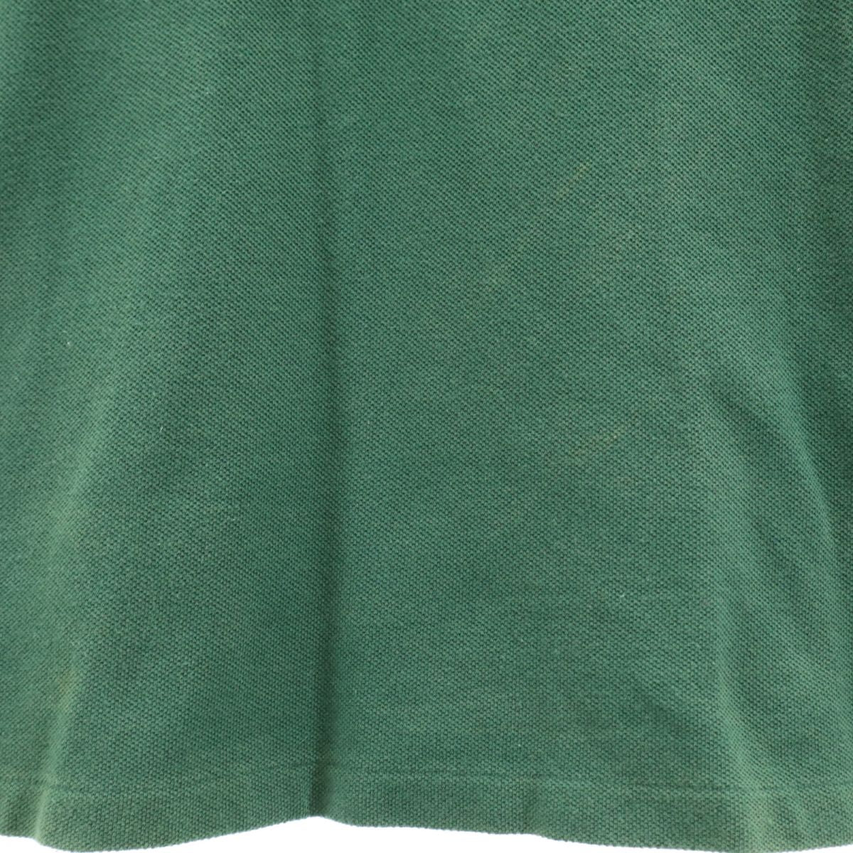 FRED PERRY フレッドペリー 80s 90s オールド 半袖 ポロシャツ グリーン ハーフボタン メンズ