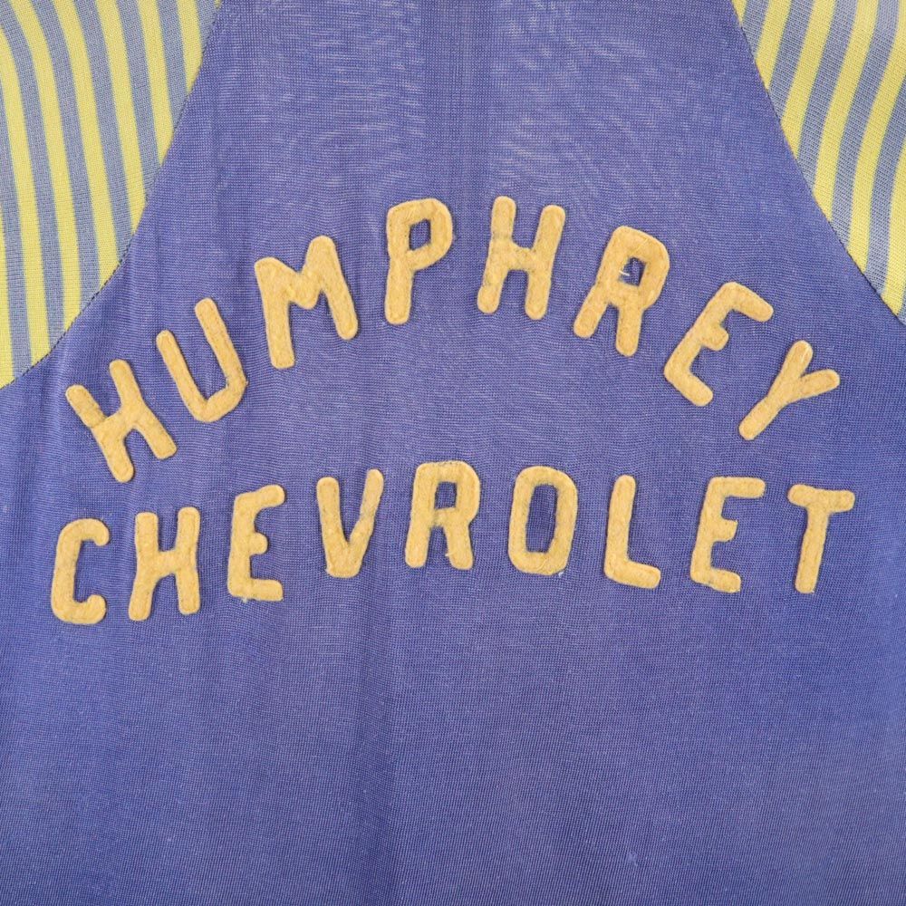 WILTON ウィルトン 50s 半袖 ゲームシャツ ポロシャツ M イエロー×ネイビー オールド ヴィンテージ メンズ