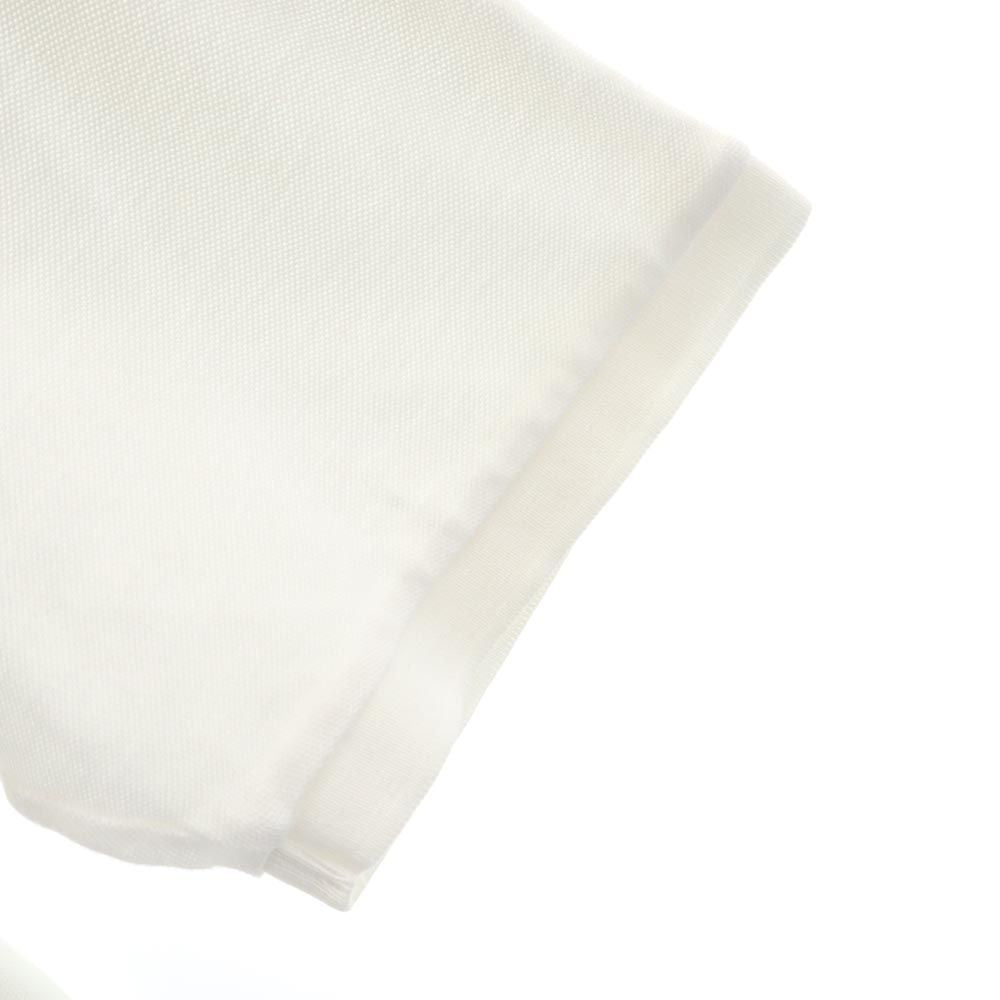 LANVIN ランバン 半袖 ポロシャツ L ホワイト系 鹿の子 メンズ