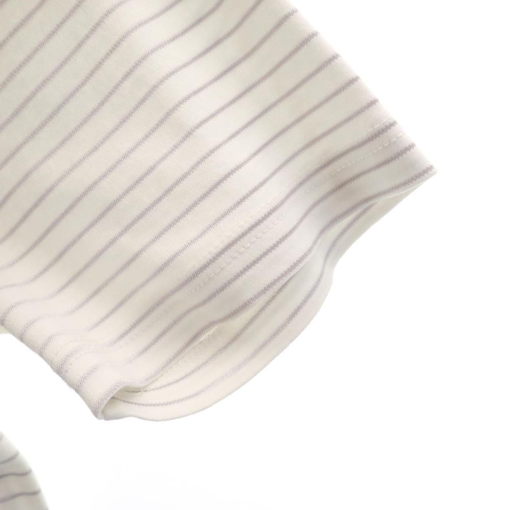 BURBERRY BLACK LABEL バーバリーブラックレーベル 日本製 三陽商会 ボーダー 半袖 カットソー 3 ホワイト系 メンズ