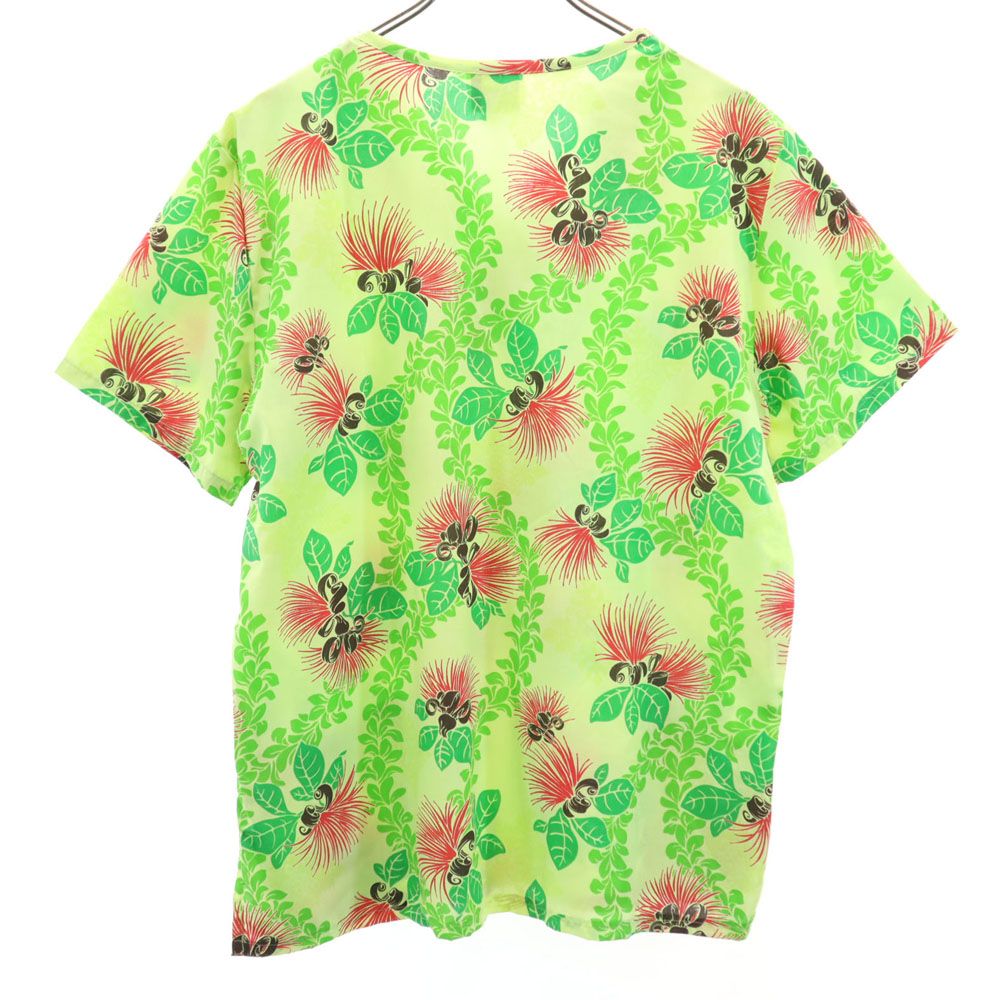 Full Moon フルムーン 80s 90s オールド 半袖 Vネック カットソー L グリーン系 メンズ