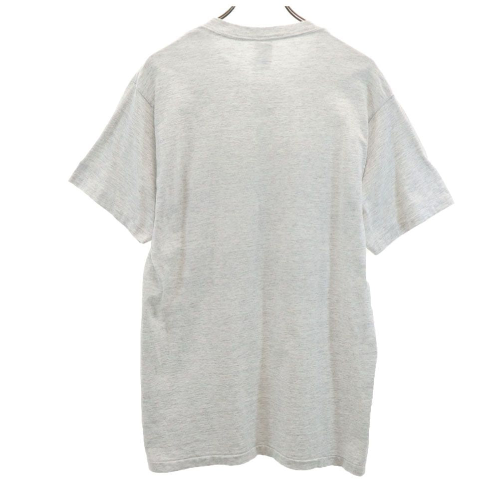 ロゴセブン 90s オールド プリント 半袖 Tシャツ L グレー系 LOGO7 メンズ