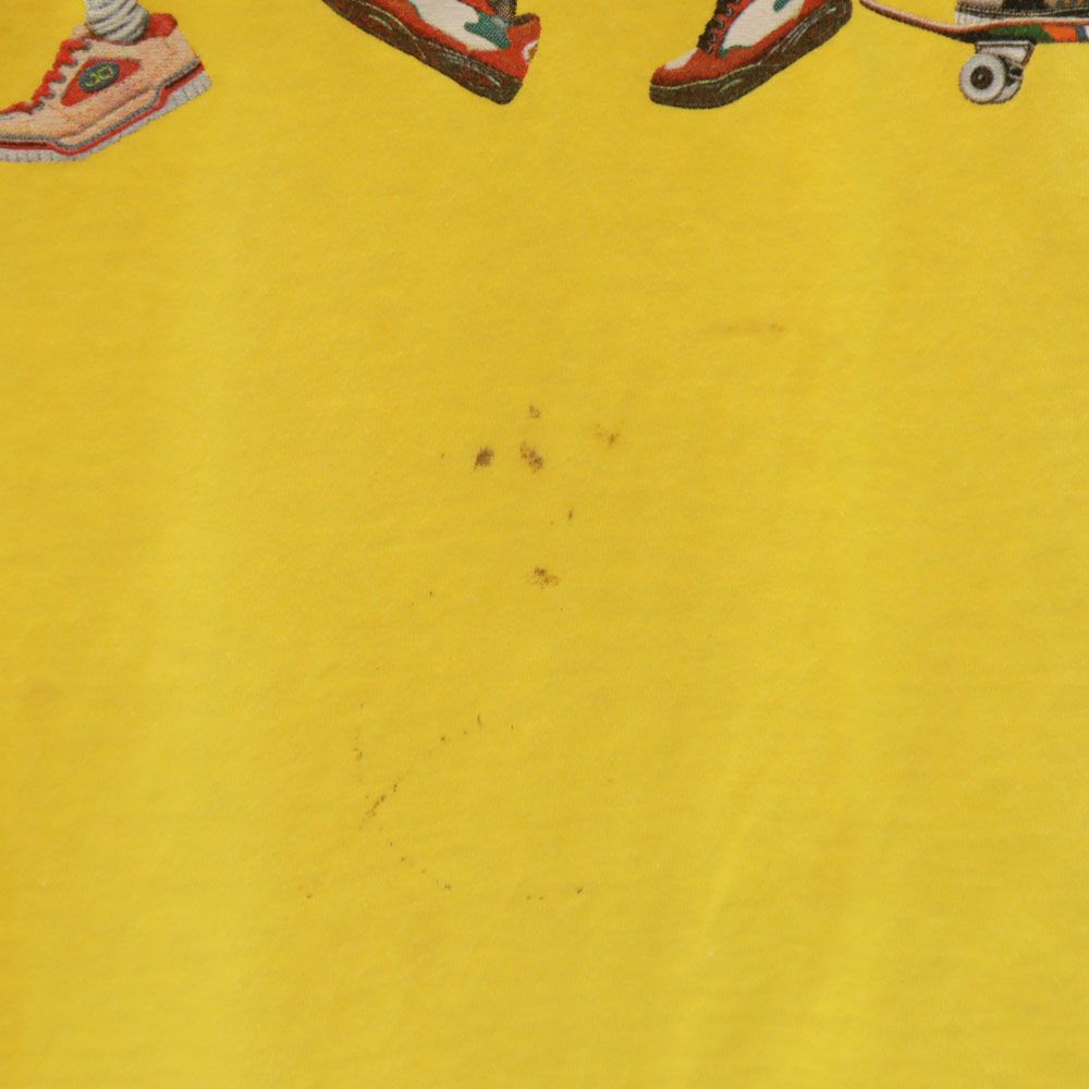 ALSTYLE APPAREL&ACTIVEWEAR アルスタイルアパレルアンドアクティブウェアー プリント 半袖 Tシャツ YOUTH RETAIL L イエロー キッズ