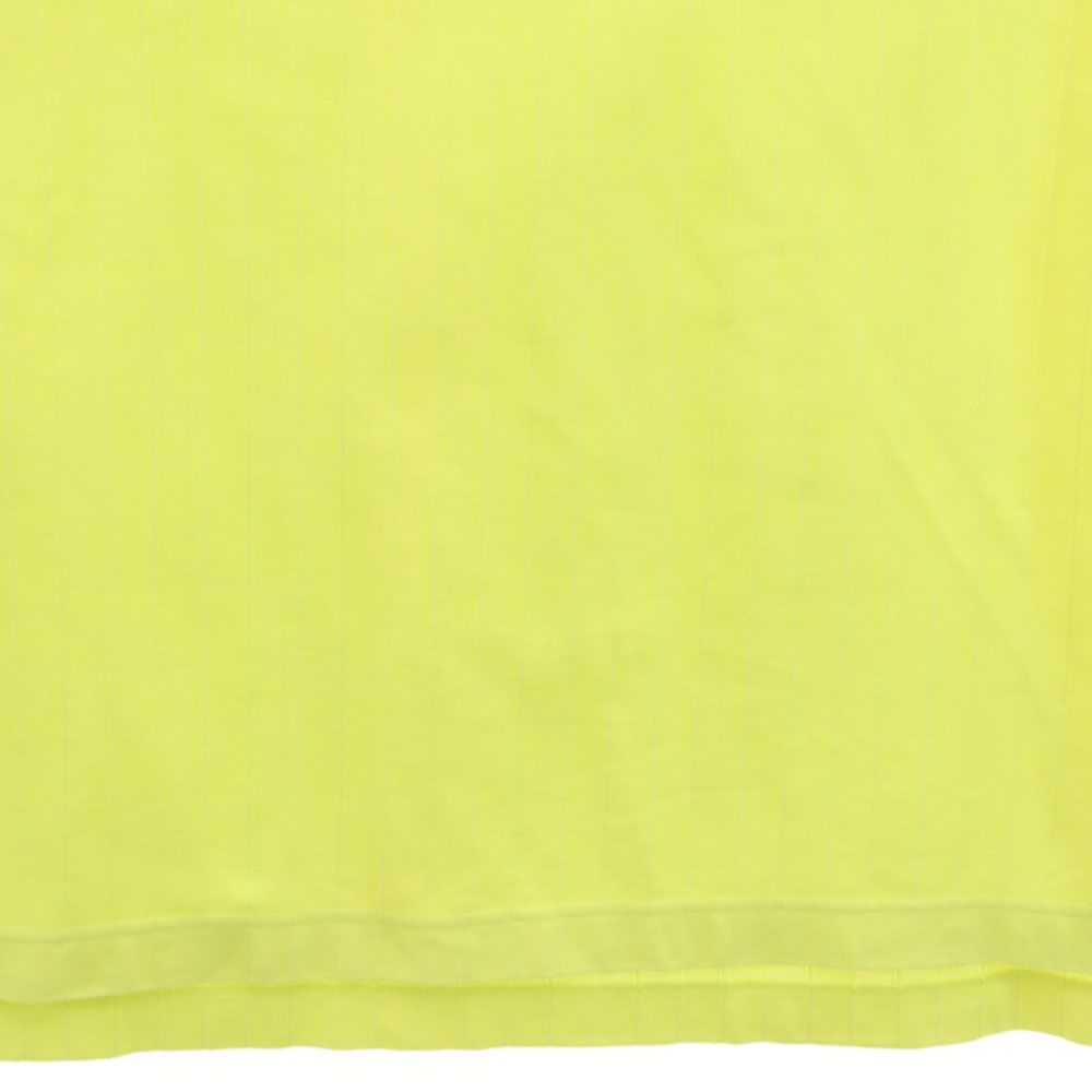 KENZO ケンゾー 90s 日本製 オールド 刺繍 ゴルフ 半袖 ポロシャツ 4 イエロー ハーフボタン メンズ