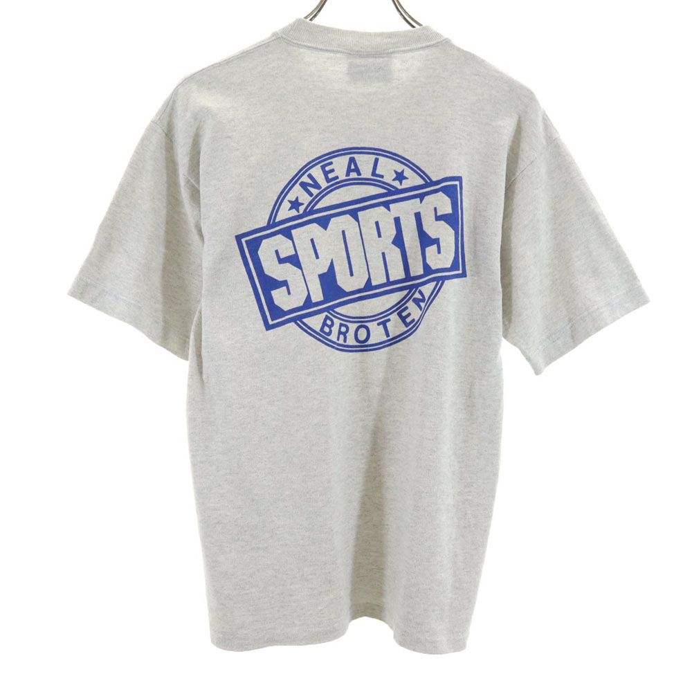 SKM GAME READY 90s USA製 ジャクソンビルジャガーズ オールド サイン入り 両面プリント 半袖 Tシャツ M グレー系 アメフト メンズ