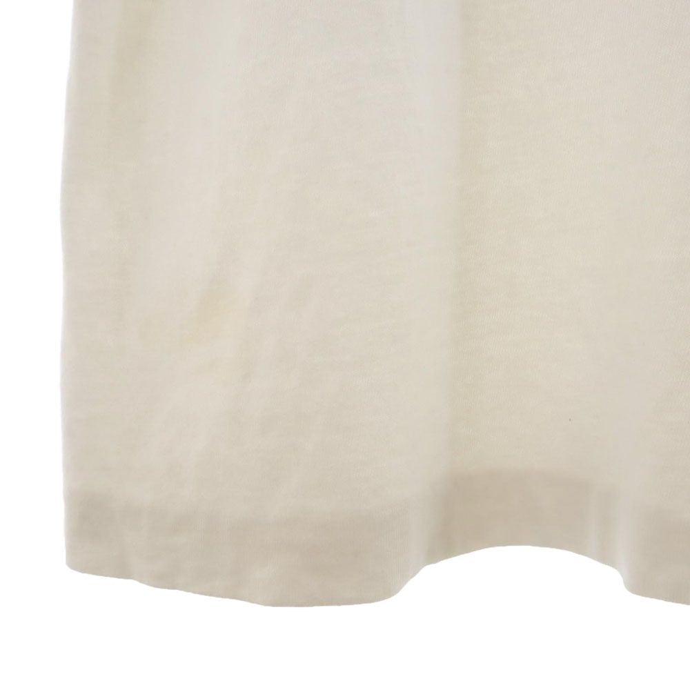 プレイコムデギャルソン 半袖 Tシャツ M ホワイト PLAY COMME des GARCONS 刺繍 メンズ