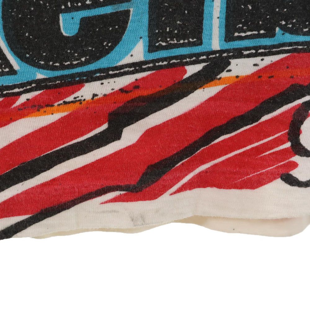 MAGIC JOHNSON TS マジックジョンソン 90s NBA シカゴブルス 両面プリント 半袖 Tシャツ レッド系 バスケットボール メンズ