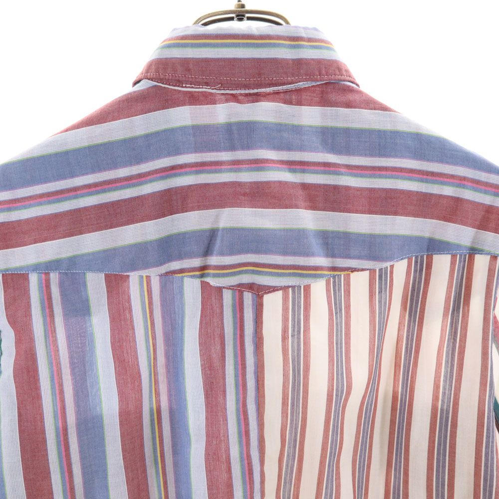 Wrangler ラングラー 70s 80s ヴィンテージ ストライプ柄 半袖 ウエスタンシャツ メンズ