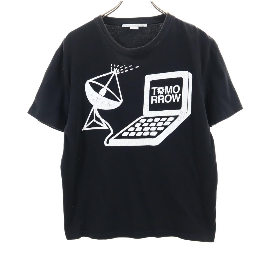 Stella McCartney ステラマッカートニー イタリア製 半袖 Tシャツ M ブラック系 メンズ