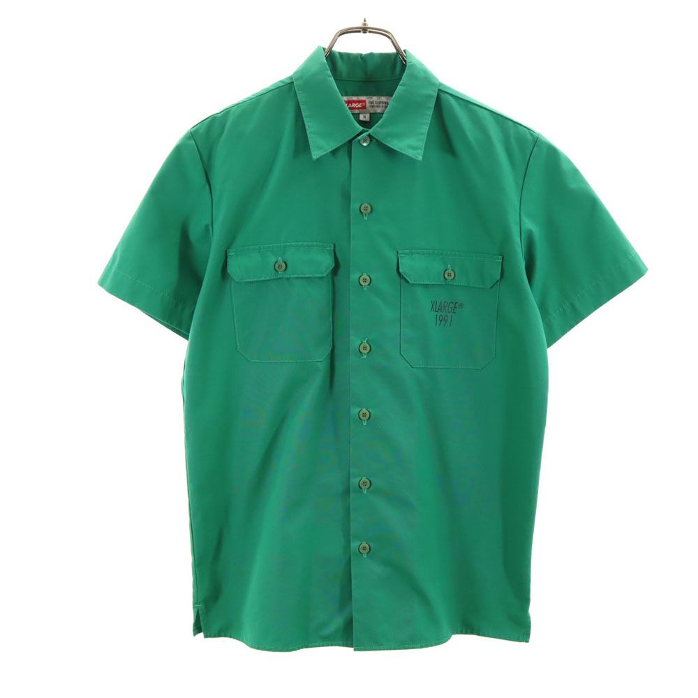 XLARGE エクストララージ 半袖 シャツ S グリーン系 メンズ