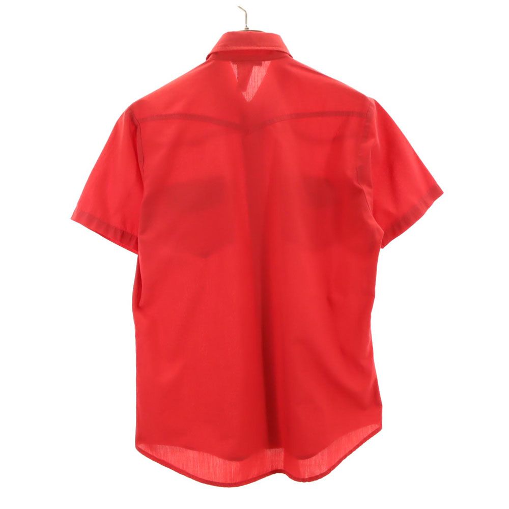 cactus connection CBM Ranch 70s 80s ヴィンテージ 半袖 ウエスタンシャツ レッド系 メンズ