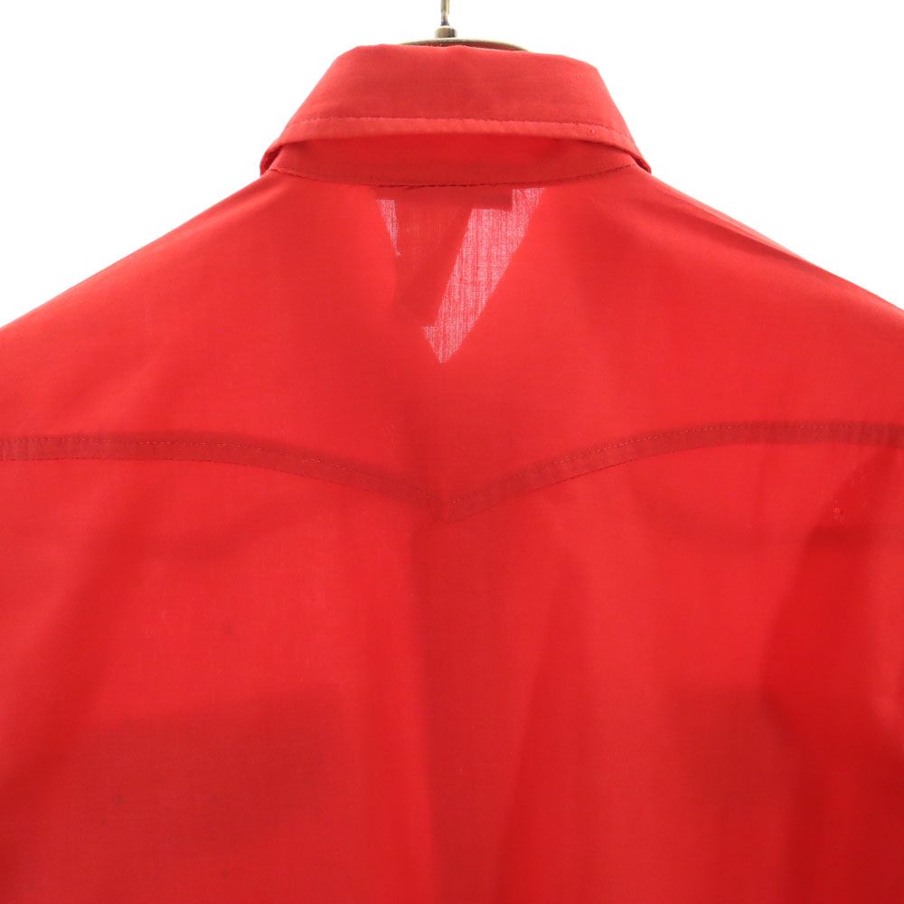 cactus connection CBM Ranch 70s 80s ヴィンテージ 半袖 ウエスタンシャツ レッド系 メンズ