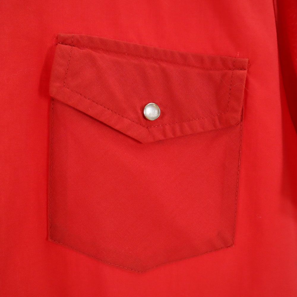 cactus connection CBM Ranch 70s 80s ヴィンテージ 半袖 ウエスタンシャツ レッド系 メンズ