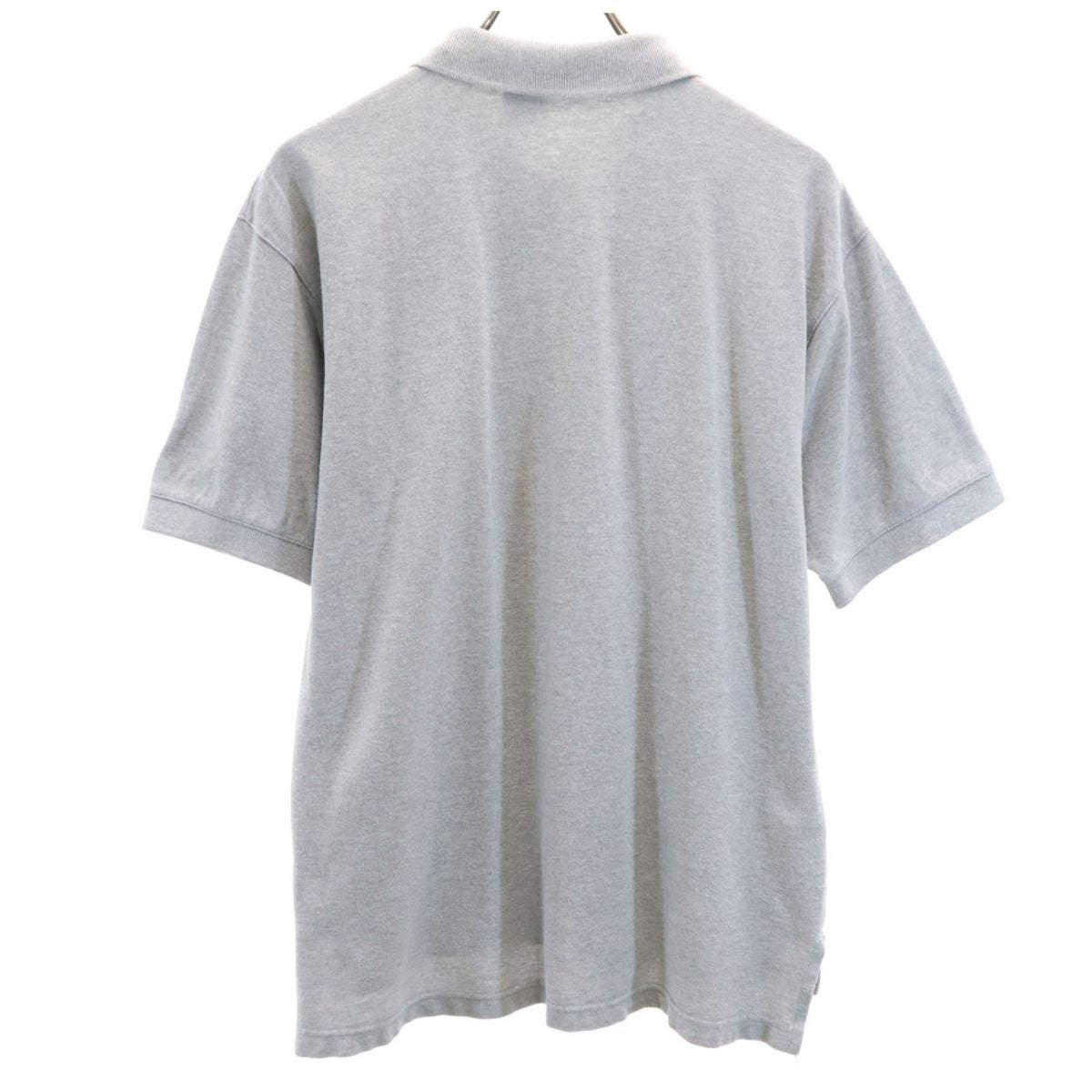 NIKE ナイキ 90s 00s 白タグ オールド 半袖 ポロシャツ M グレー 鹿の子 メンズ