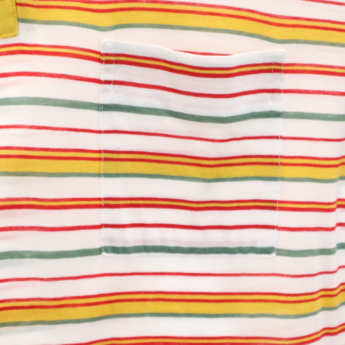 YVES SAINT LAURENT イヴサンローラン 90s オールド ボーダー柄 半袖 ポロシャツ M メンズ