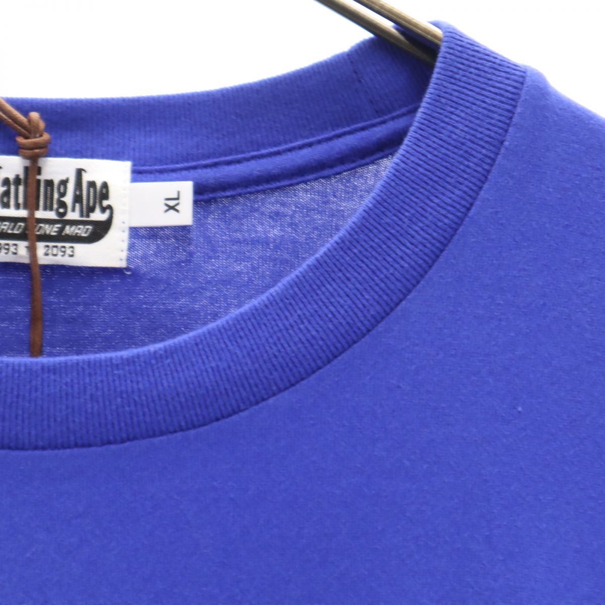 未使用 A BATHING APE アベイシングエイプ 半袖 Tシャツ XL ブルー系 メンズ