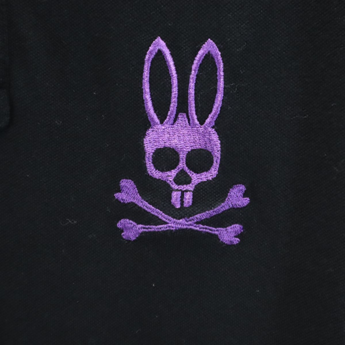 Psycho Bunny サイコバニー 半袖 ポロシャツ 2 ブラック 鹿の子 ゴルフ メンズ