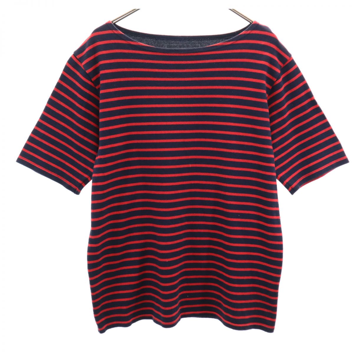 uniform experiment ユニフォームエクスペリメント 日本製 ボーダー 半袖 ボートネック Tシャツ 3 ネイビー系 SOPH メンズ