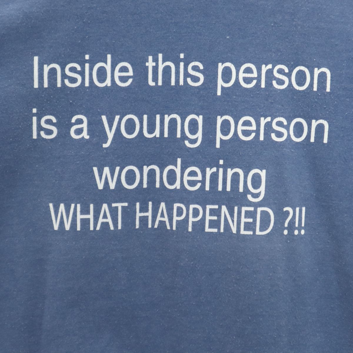 PACIFIC COAST ACTIVEWEAR パシフィックコースト 90s オールド プリント 半袖 Tシャツ M ブルー メンズ