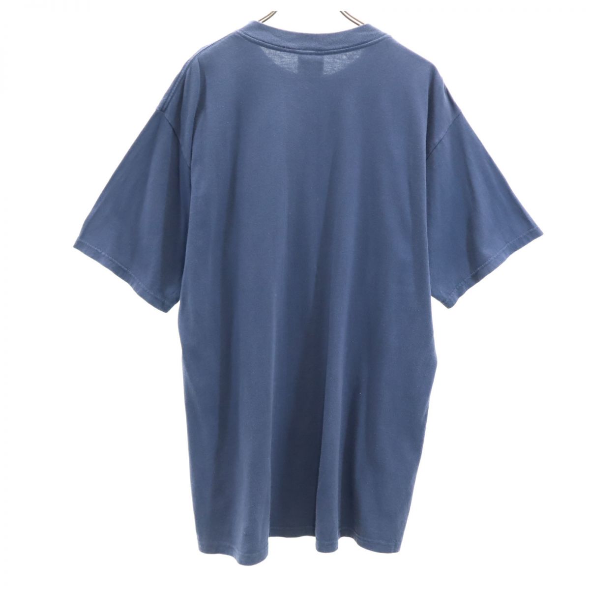 MICKEY,INC 90s USA製 オールド 半袖 ディズニーワールド 25周年記念 Tシャツ L ネイビー ミッキー ミッキーマウス メンズ