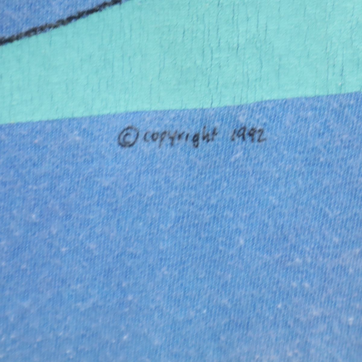 ARNOLD 90s オールド バックプリント 半袖 Tシャツ XL 水色 メンズ