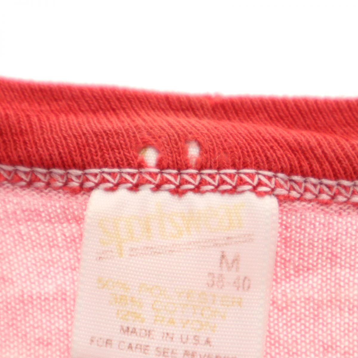 sportswear スポーツウェア 80s USA製 ヴィンテージ 半袖 Tシャツ M 赤 メンズ