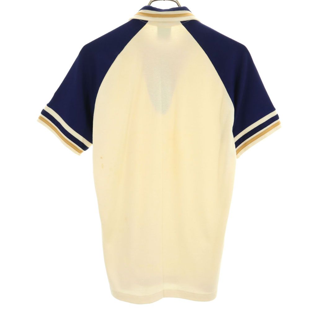 BIG JOHN ビッグジョン 90s USA製 オールド 半袖 ポロシャツ ベージュ系 メンズ