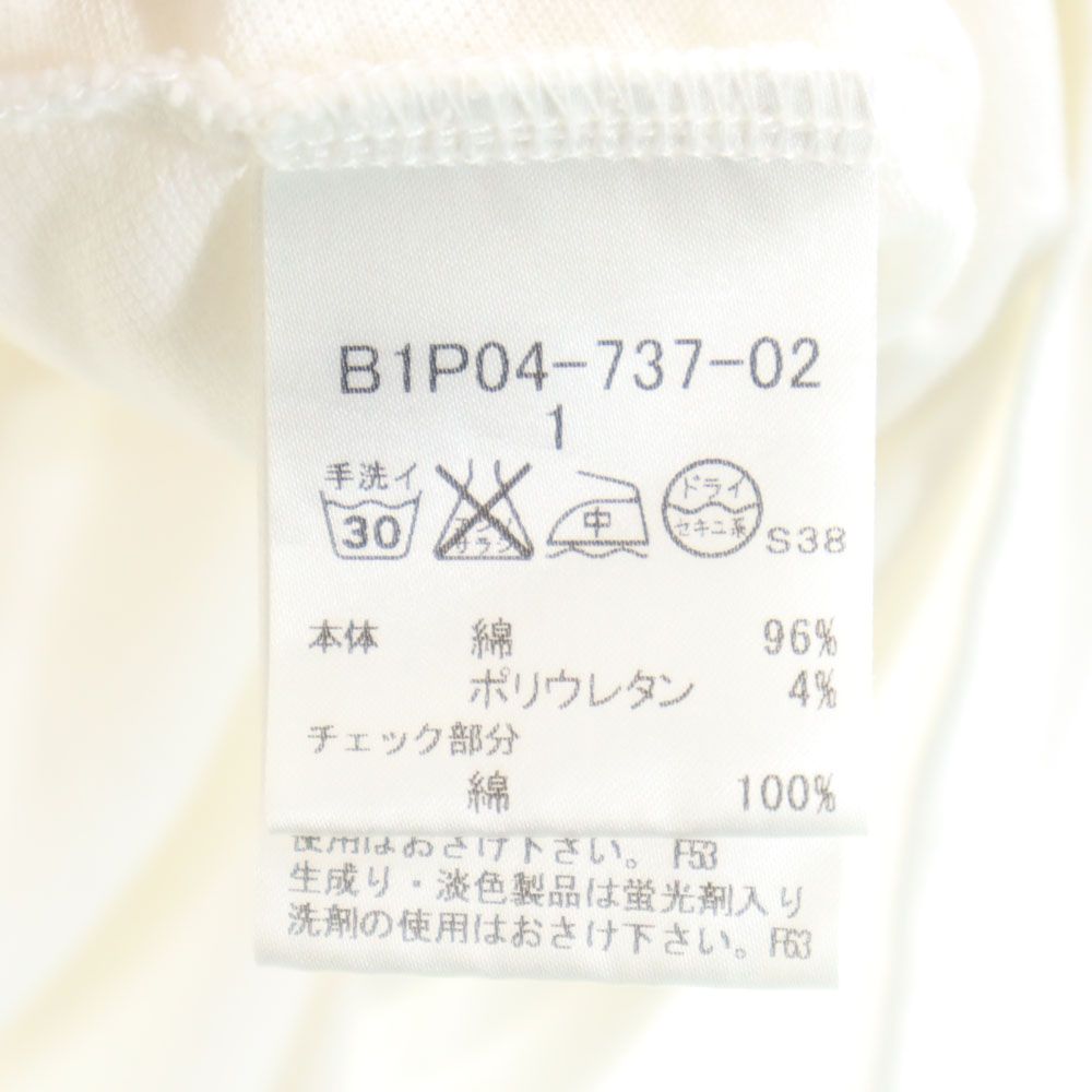 バーバリーロンドン 三陽商会 半袖 ポロシャツ 1 ホワイト BURBERRY LONDON 鹿の子 レディース