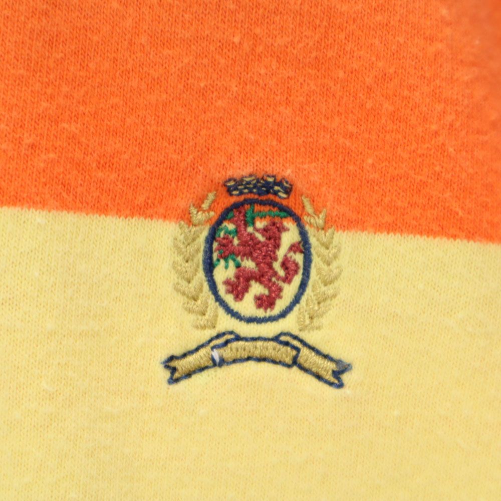 TOMMY HILFIGER トミーヒルフィガー 90s オールド フラッグタグ ボーダー 半袖 ポロシャツ メンズ