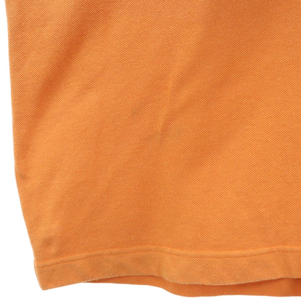 Christian Dior クリスチャンディオール 90s オールド 半袖 ポロシャツ M オレンジ MONSIEUR 鹿の子地 メンズ