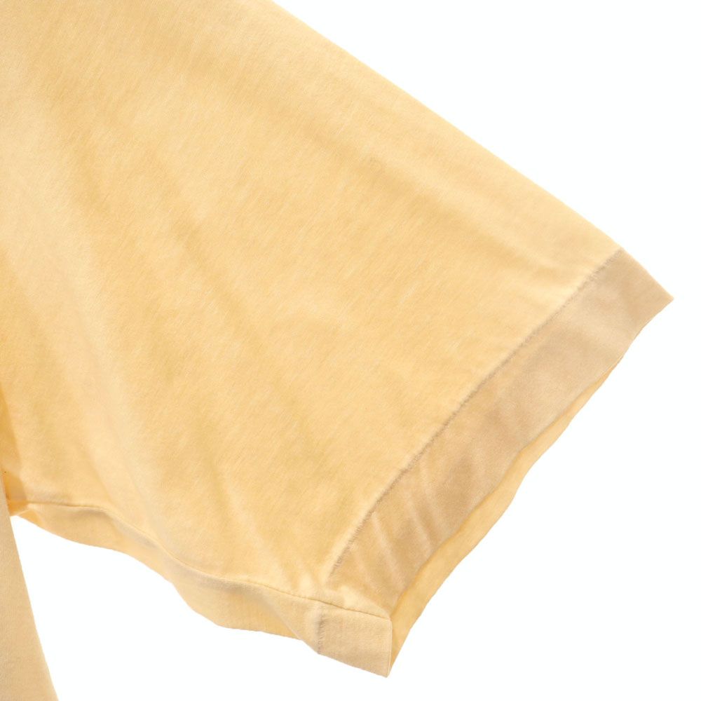 YVES SAINT LAURENT イヴサンローラン 90s オールド 半袖 ポロシャツ オレンジ系 胸ポケット付き メンズ