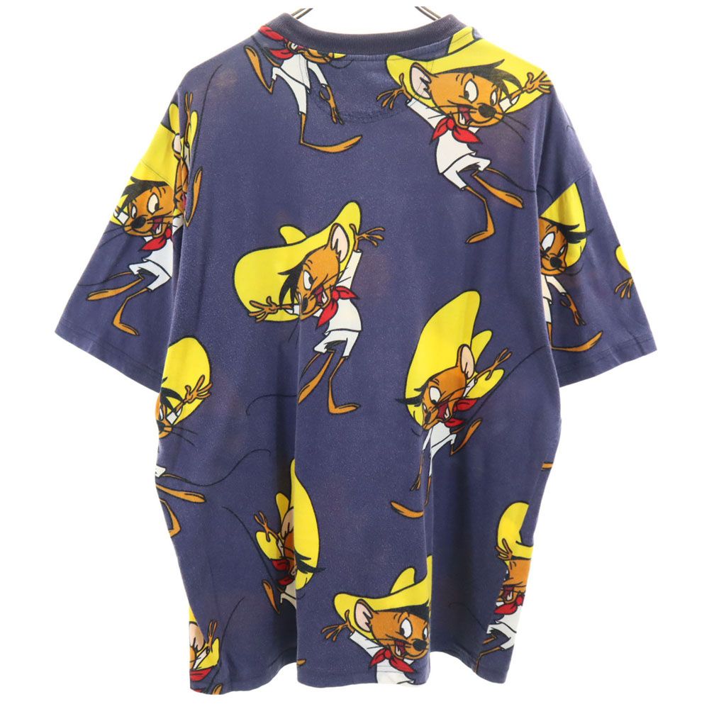 カステルバジャック イタリア製 総柄 半袖 Tシャツ ネイビー系 JC de CASTELBAJAC メンズ