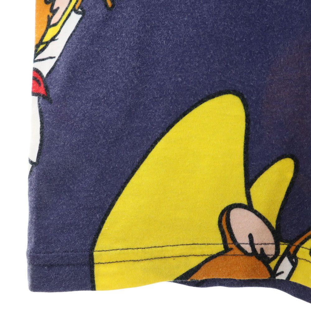 カステルバジャック イタリア製 総柄 半袖 Tシャツ ネイビー系 JC de CASTELBAJAC メンズ