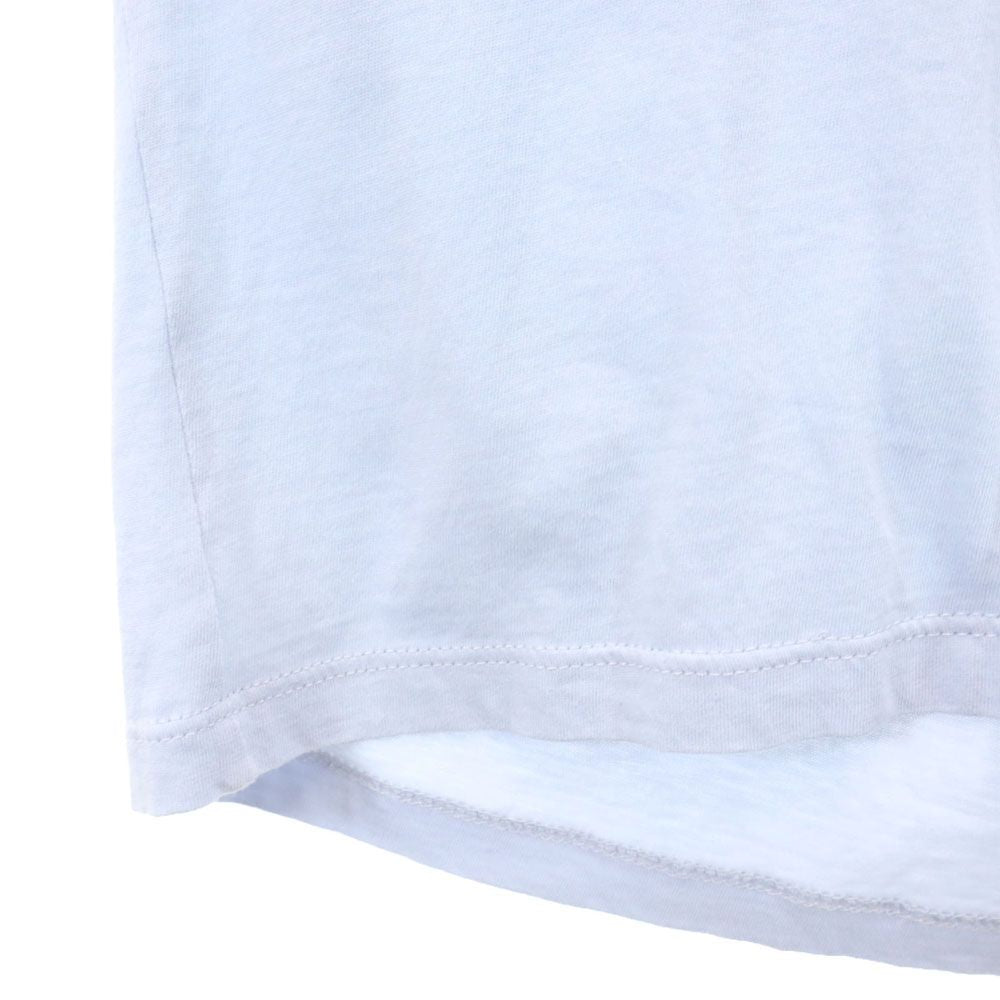 MARTIN MARGIELA マルタンマルジェラ イタリア製 長袖 Vネック Tシャツ 46 ブルー系 メンズ