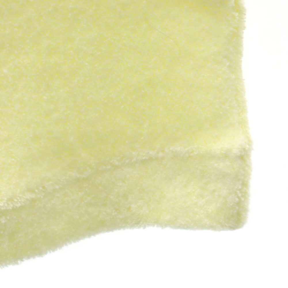 Lee リー 未使用 半袖 フロントジップ パイル地 シャツ M イエロー タグ付き メンズ