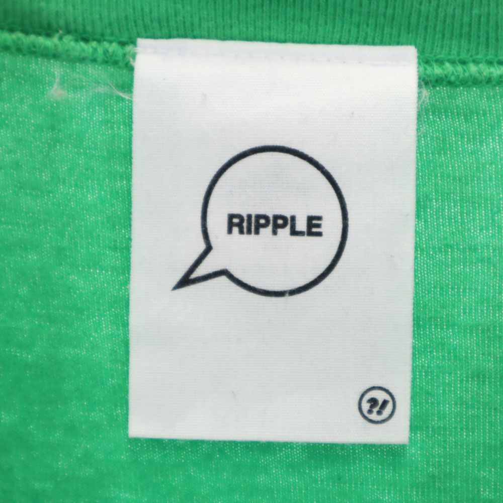 RIPPLE プリント 半袖 Tシャツ L グリーン メンズ