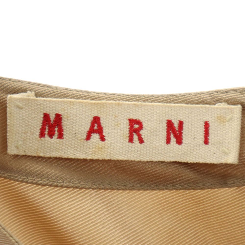 MARNI マルニ イタリア製 5分袖 カットソー 40 ベージュ系 レディース