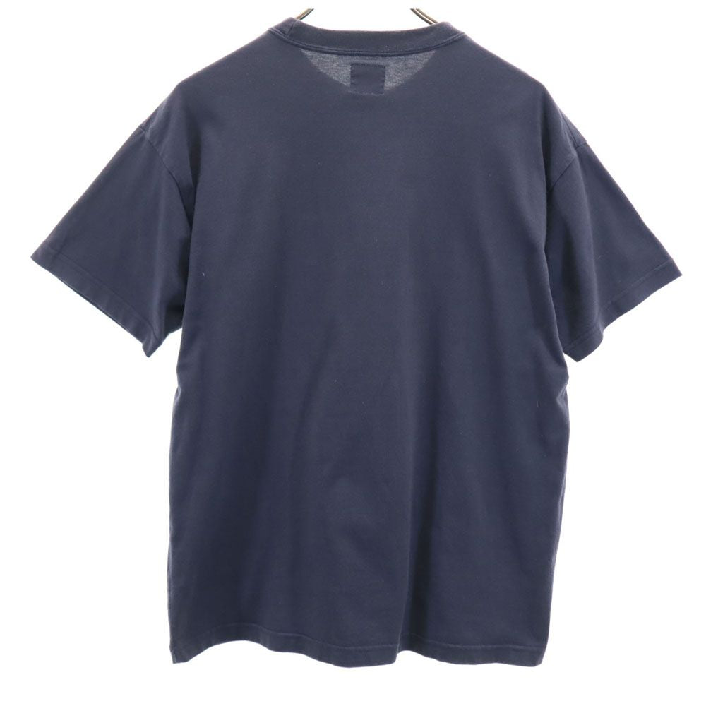 Karl Helmut カールヘルム 刺繍 半袖 Tシャツ L ネイビー メンズ