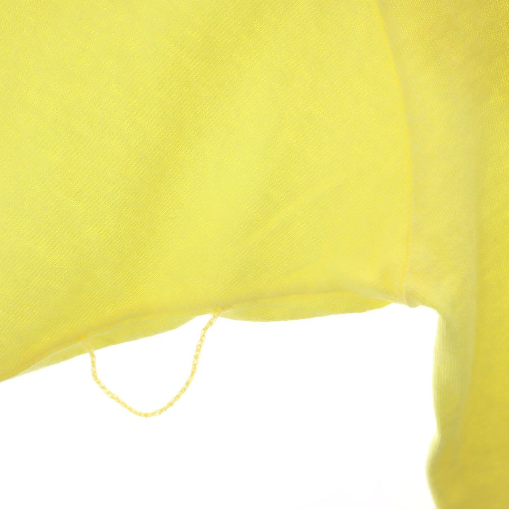 フルーツオブザルーム 90s オールド USA製 プリント 半袖 Tシャツ L イエロー系 FRUIT OF THE LOOM メンズ