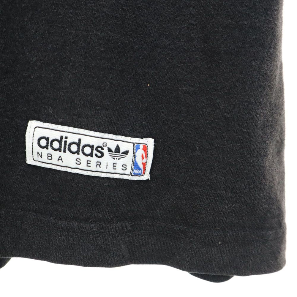 adidas アディダス NBA SERIES オールド トレフォイルロゴ バスケ 半袖 Tシャツ ブラック系 バスケ メンズ