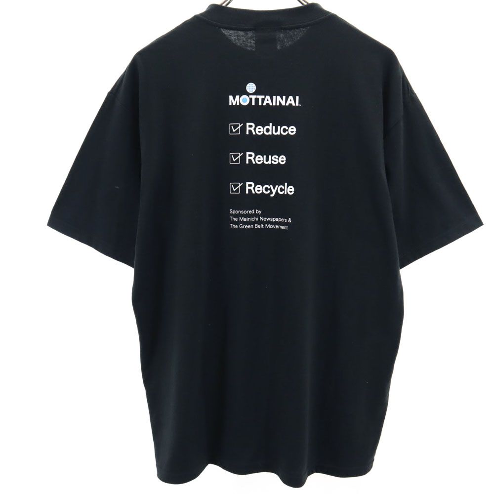 アンビル プリント 半袖 Tシャツ M ブラック anbil メンズ