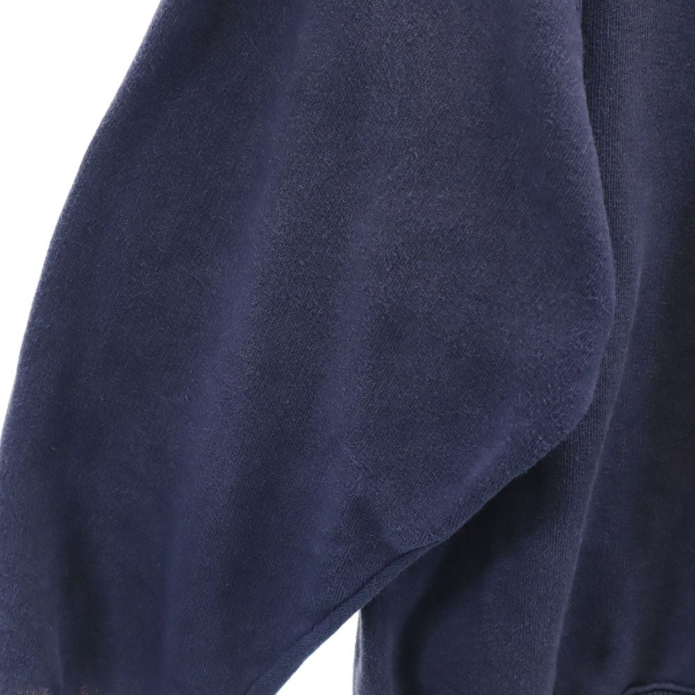 JC de CASTELBAJAC カステルバジャック イタリア製 長袖 スウェット トレーナー M ネイビー 裏起毛 刺繍 レディース