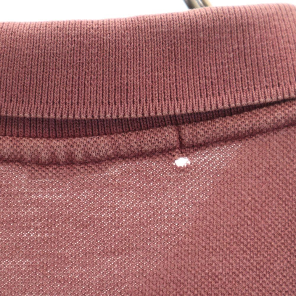 Polo by Ralph Lauren ポロバイラルフローレン USA製 半袖 ポロシャツ S ブラウン系 鹿の子地 メンズ