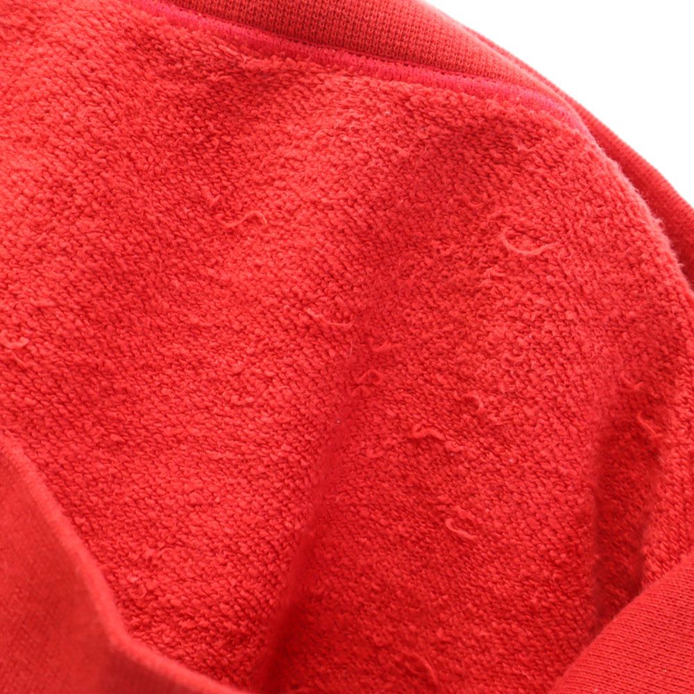 アディダス 70s 80s デサント製 ヴィンテージ トレフォイルロゴ 半袖 Tシャツ O レッド系 adidas メンズ