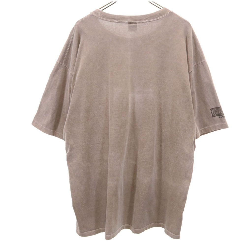 クレイジーシャツ 90s USA製 オールド 半袖 Tシャツ XL ブラウン系 Crazy Shirt メンズ